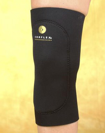 Kniebandage mit zusätzlichem Polster an der Vorderseite